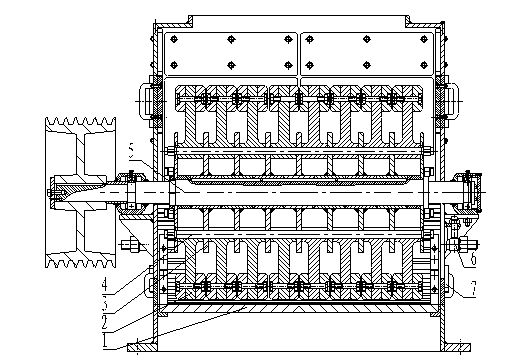 single rotor hammer crusher