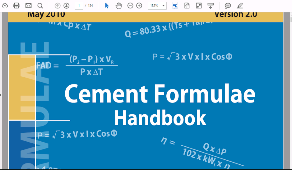 Download Most Important Cement books and Manuals and Excel Calculation