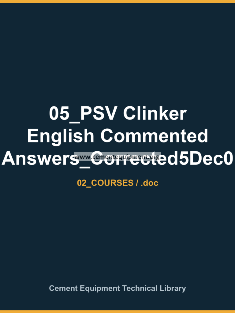 05_PSV Clinker English Commented Answers_Corrected5Dec0