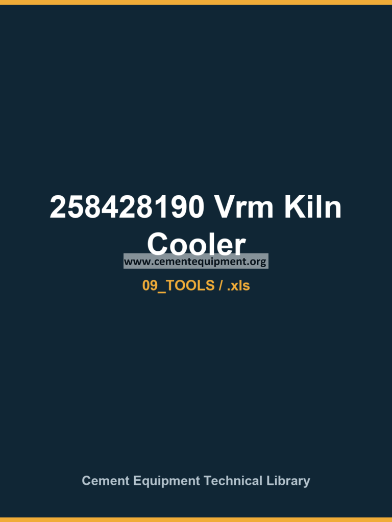 258428190 Vrm Kiln Cooler