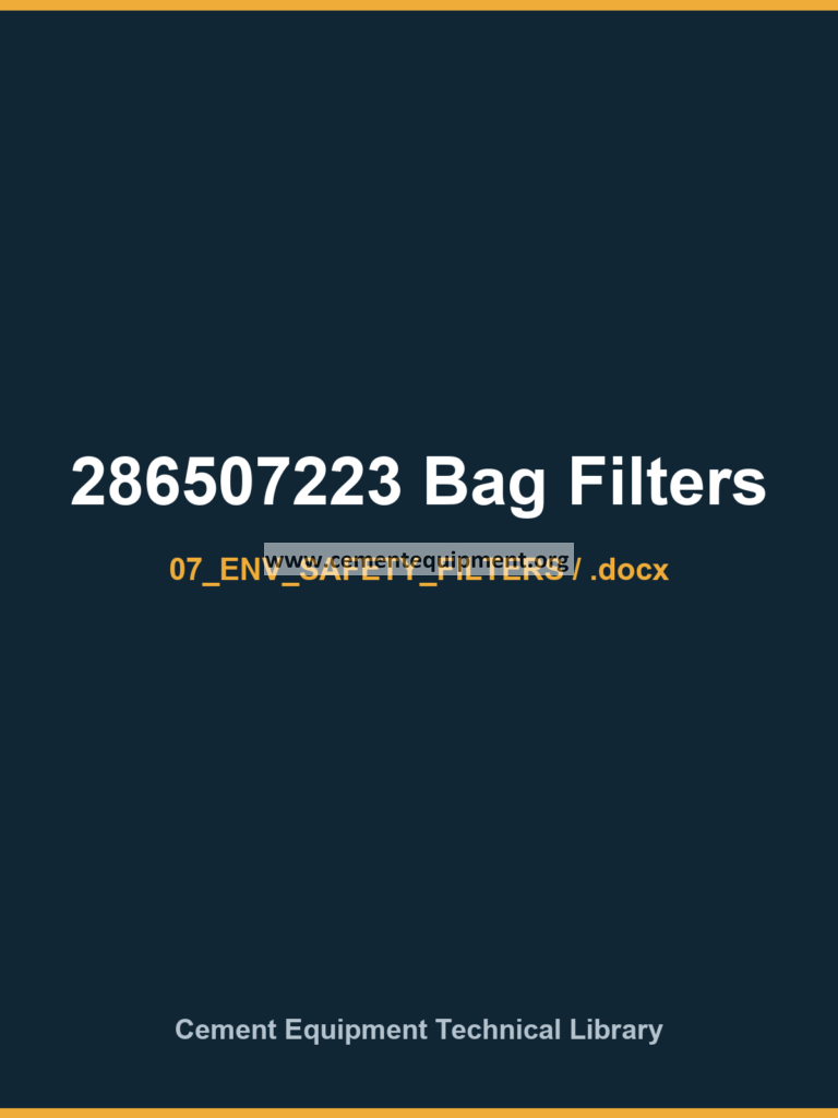 286507223 Bag Filters
