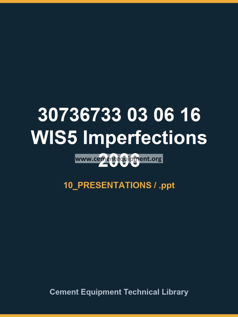 30736733 03 06 16 WIS5 Imperfections 2006