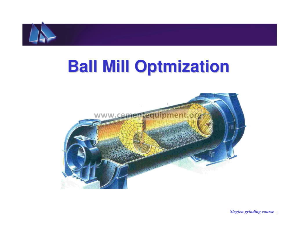 Ball Mill Optmization