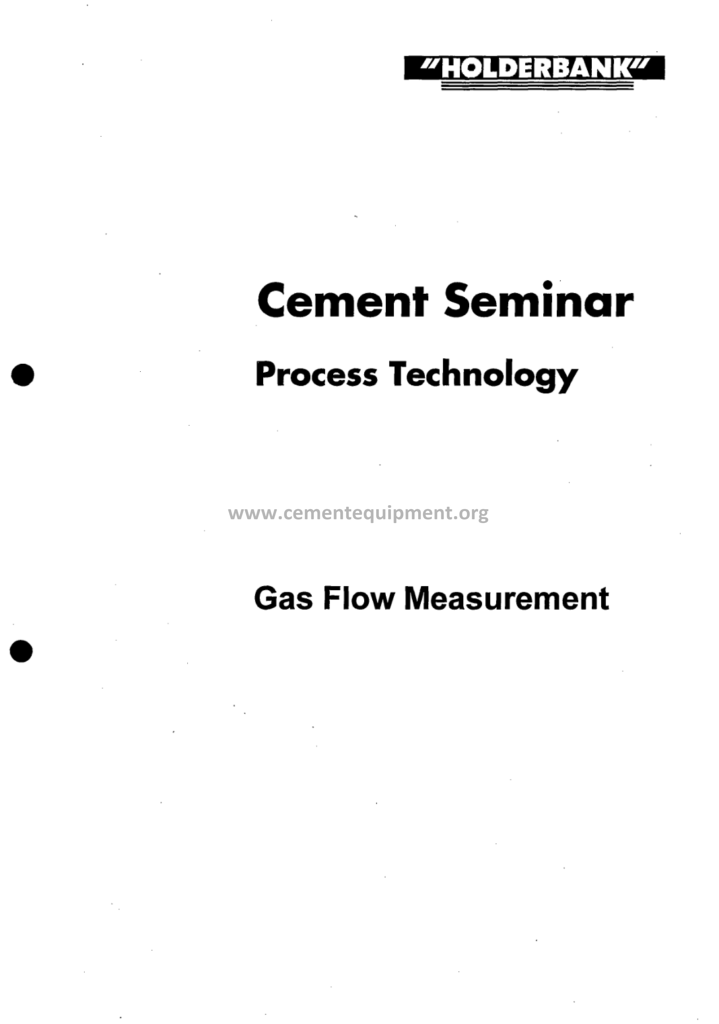 Gas Flow Measurement