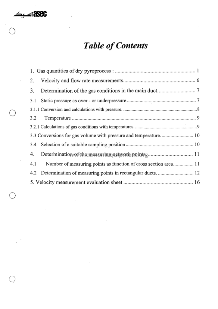 Gas Temperature and Flow Measuring