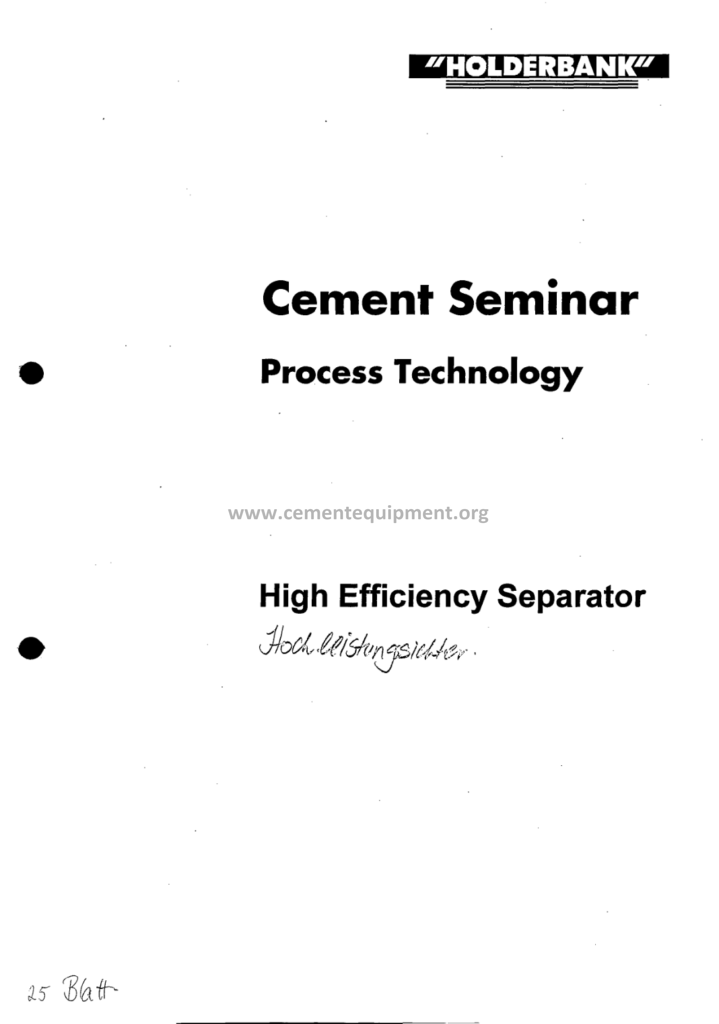 High Efficiency Separator