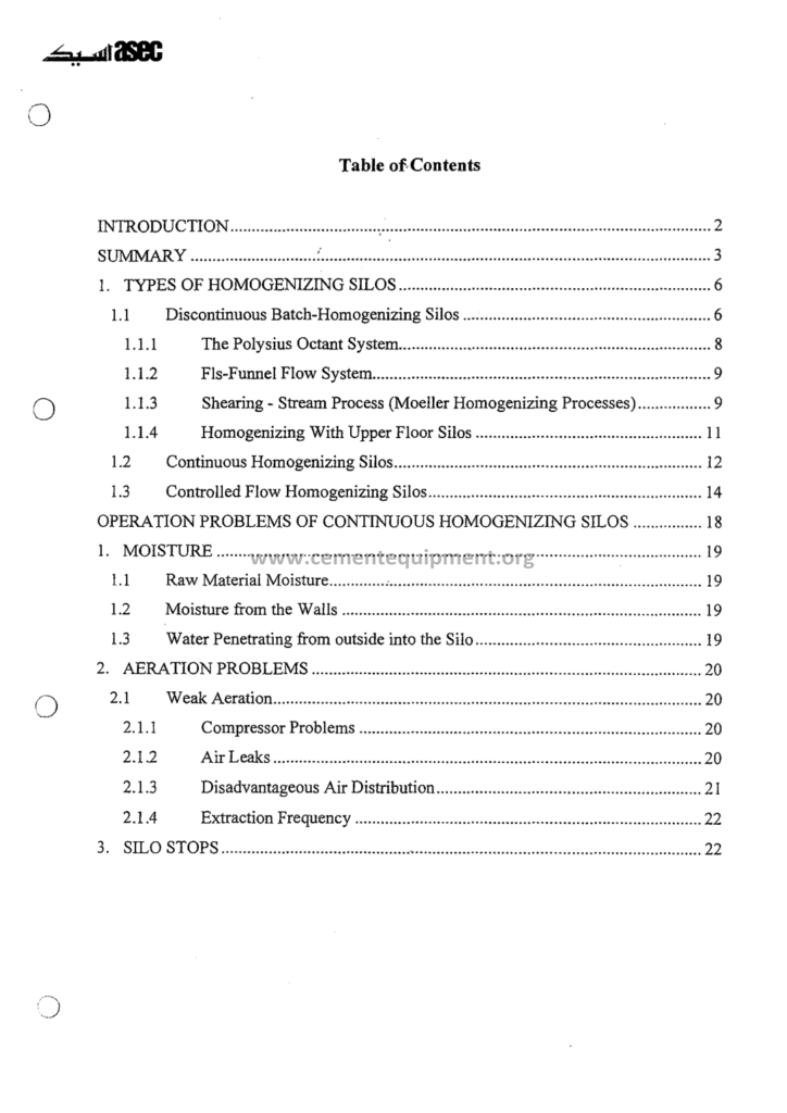 Homogenizing Silos