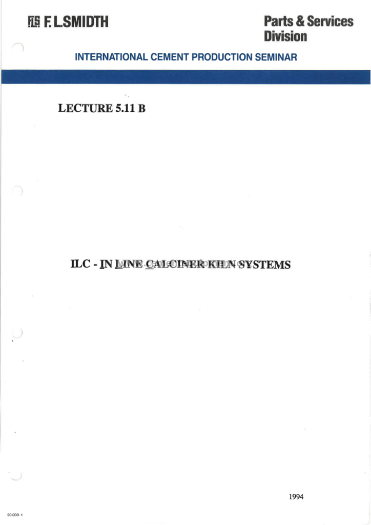 ILC In Line Calciner Kiln Systems