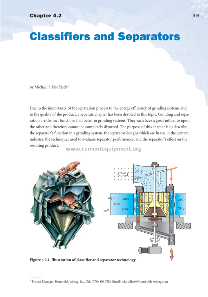 Innovations in Cement Manufacturing Chapter 4.2