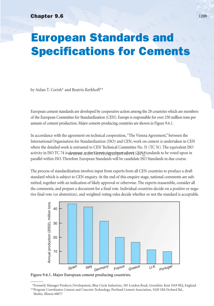 Innovations in Cement Manufacturing Chapter 9.6