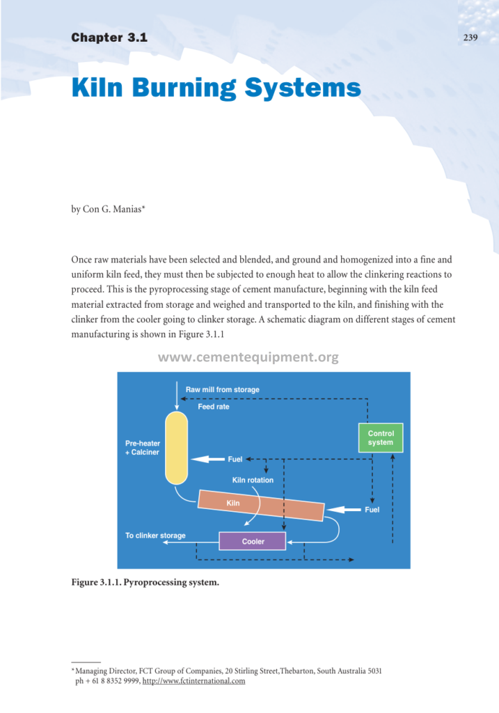 kiln burning system