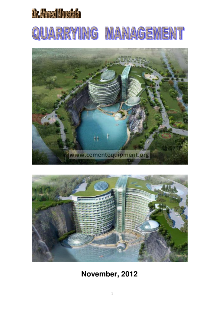New Quarry Manegement Course