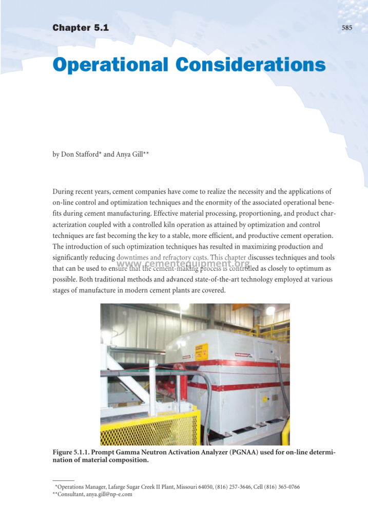 operational consideration