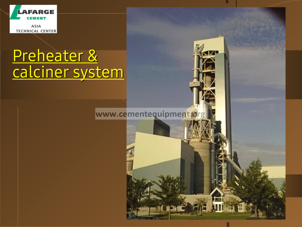 Preheater and calciner