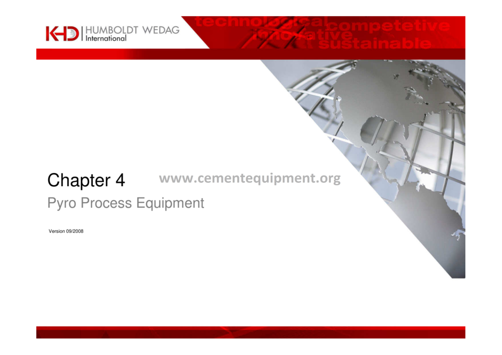Pyro Process Equipment Chapter 4