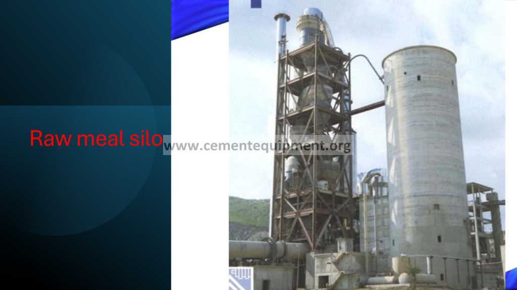 Raw meal silo