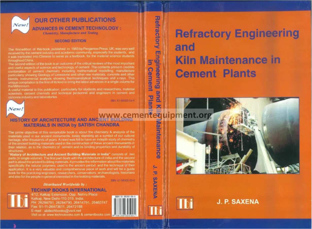refractory engineering and kiln maintenance in cement p