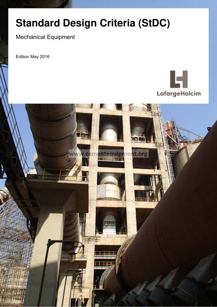 Standard Design Criteria Mechanical Equipment Edition M