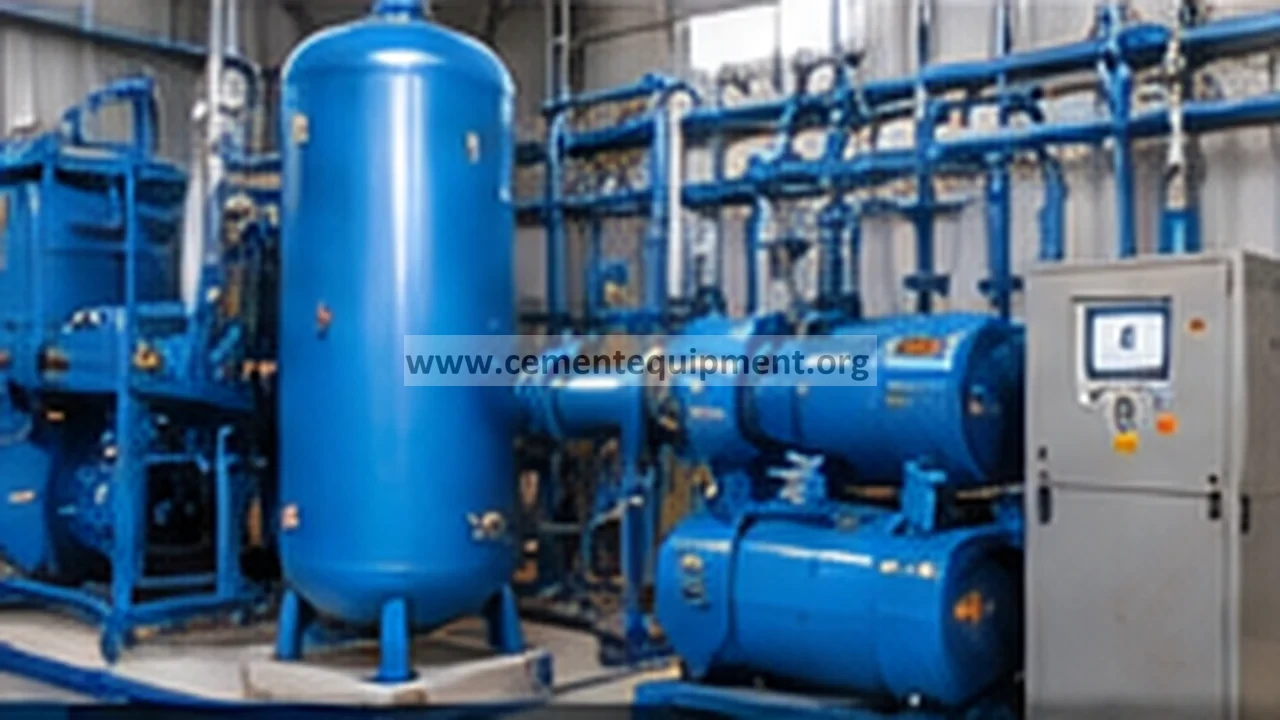 Cement plant compressed-air system used to diagnose receiver condensate drain failure and downstream water carryover