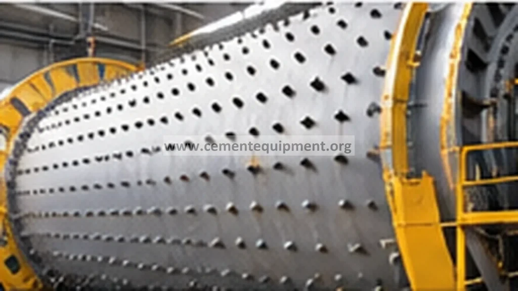 Alternate cement grinding ball mill shell and drive arrangement in an operating plant