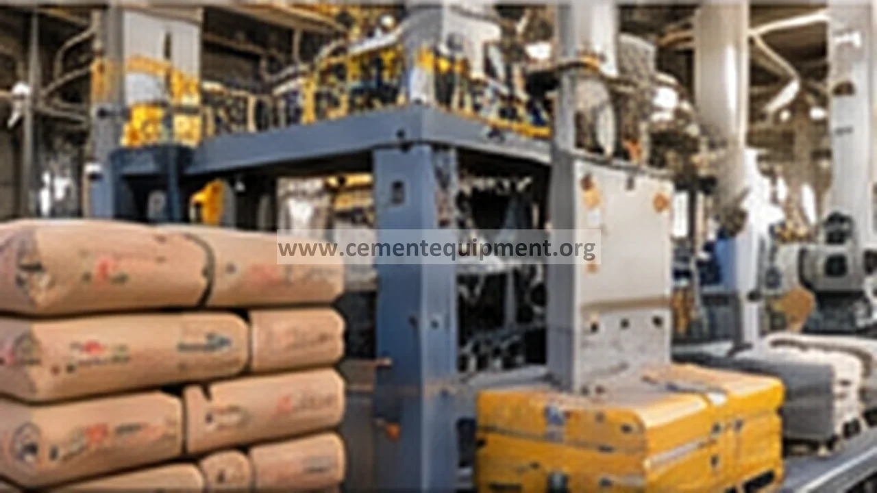 Cement rotary packing machine used to diagnose a filled bag that does not release from the filling spout